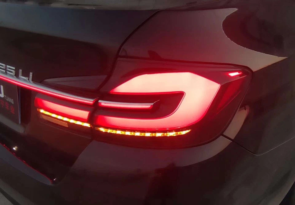 F10 F18 SEQUENTIAL REAR TAIL LAMP LED G30 STYLE LIGHT FOR BMW 5 SERIES 2011-17