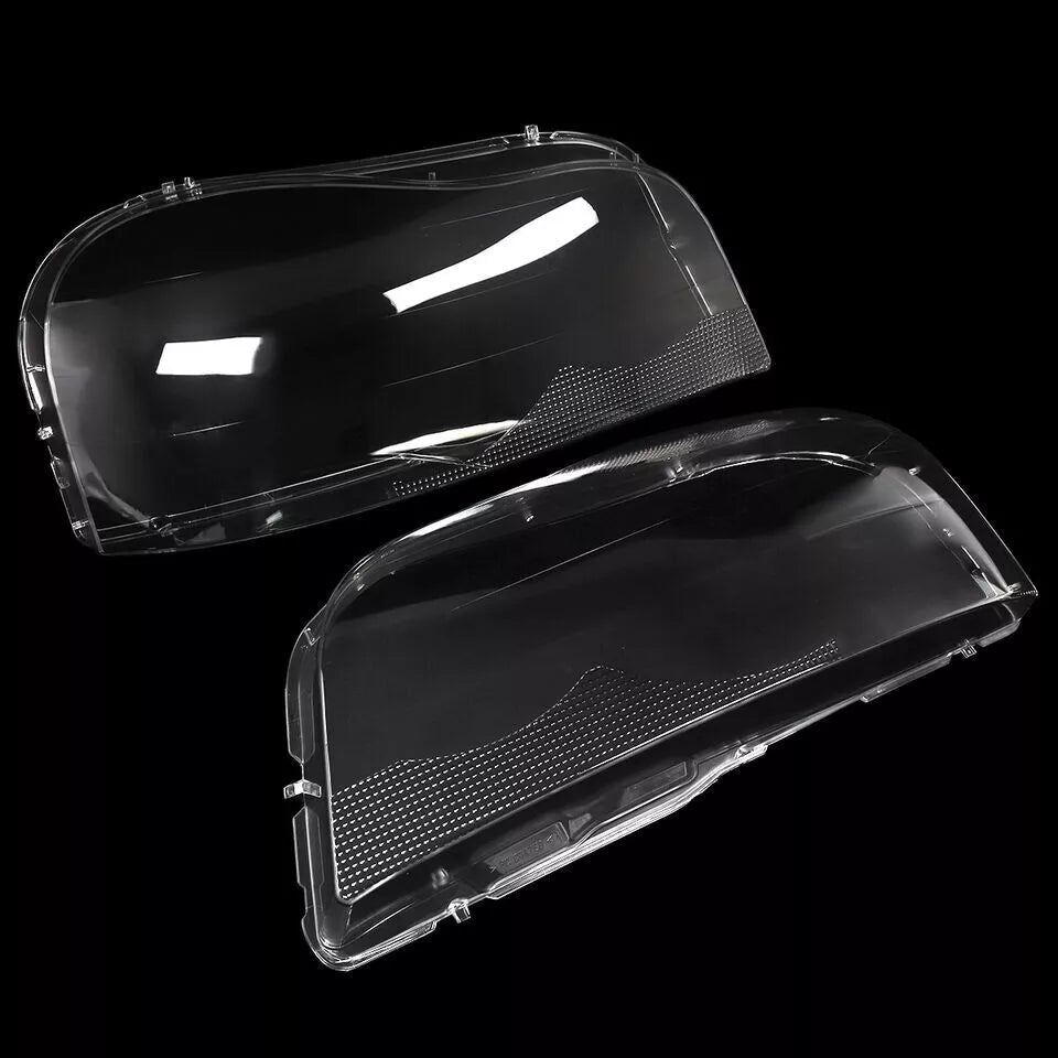FOR VOLVO XC90 MK1 FRONT HEADLIGHT LAMP LENS COVER LEFT RIGHT SIDE PAIR 04-2013