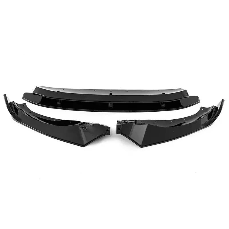 FOR BMW X3 G01 X4 G02 MP STYLE FRONT BUMPER SPLITTER LIP GLOSS BLACK 2018-2021