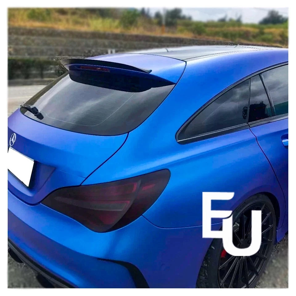 MERCEDES CLA X117 SHOOTING BRAKE GLOSS BLACK REAR ROOF SPOILER LIP WING1 13-19