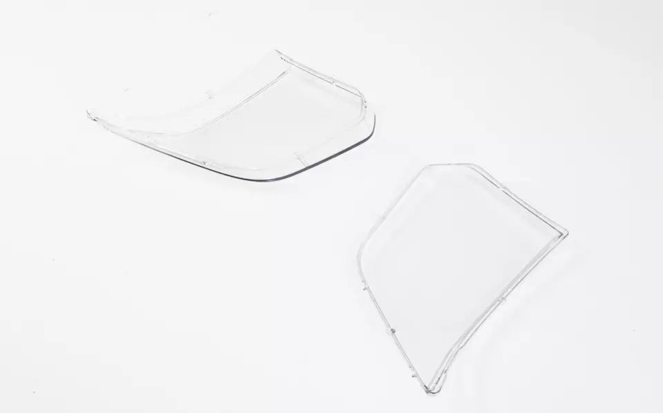 FOR FORD TRANSIT MK7 FACELIFT PAIR LEFT RIGHT CLEAR HEADLIGHT LENS LAMP COVER