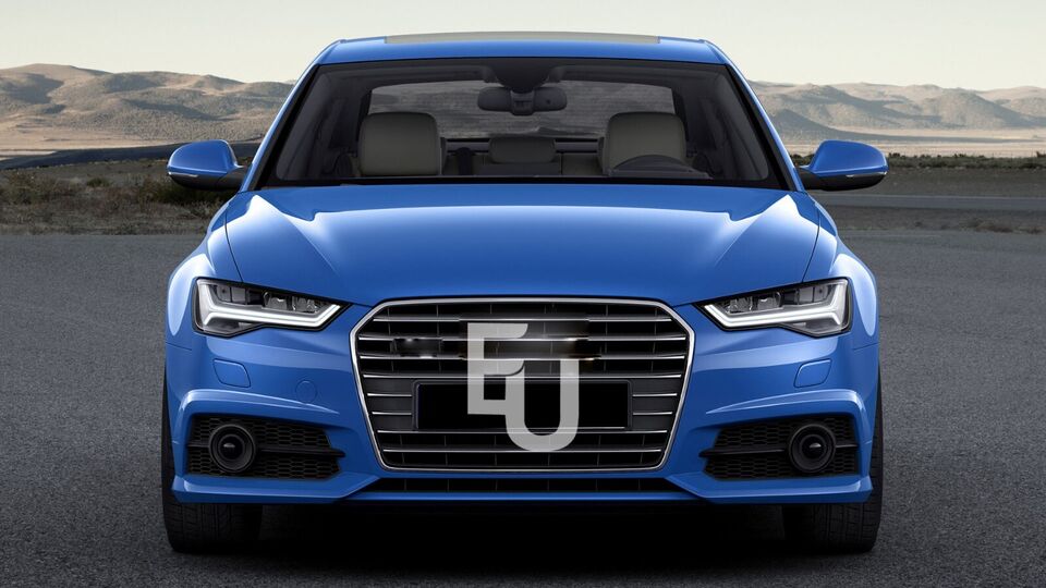 PAIR L+R HEADLIGHT LENS COVER LAMP SHADE REPLACEMENT FOR AUDI A6 C7 2015-2018