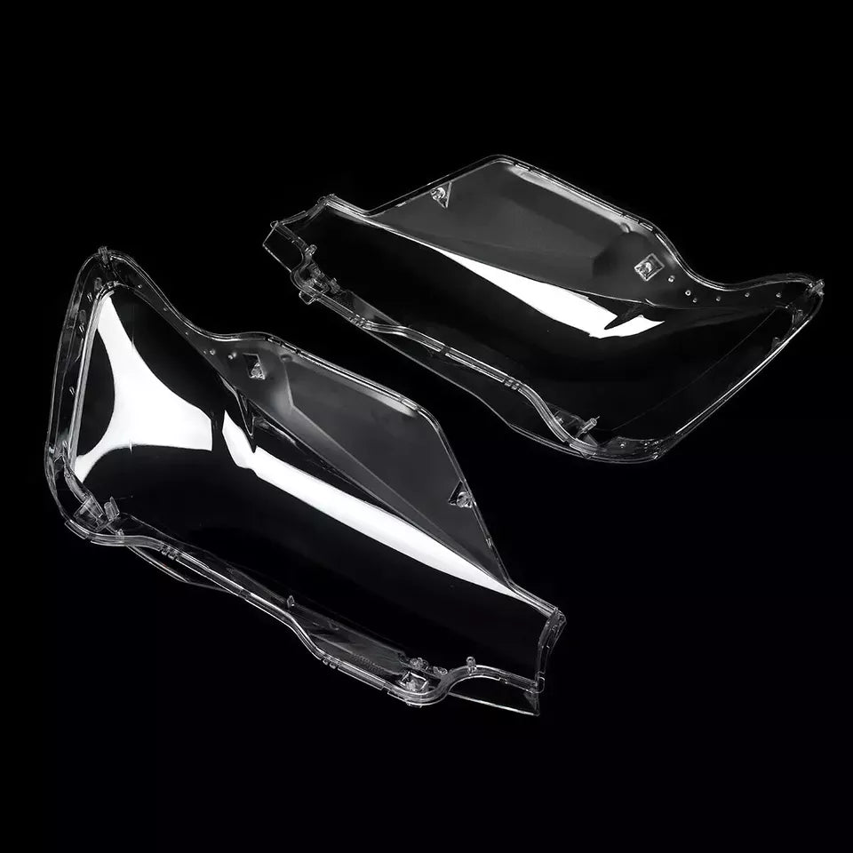 PAIR FOR BMW X3 X4 F25 F26 2014-2017 HEADLIGHT LENS COVER REPLACEMENT LEFT RIGHT