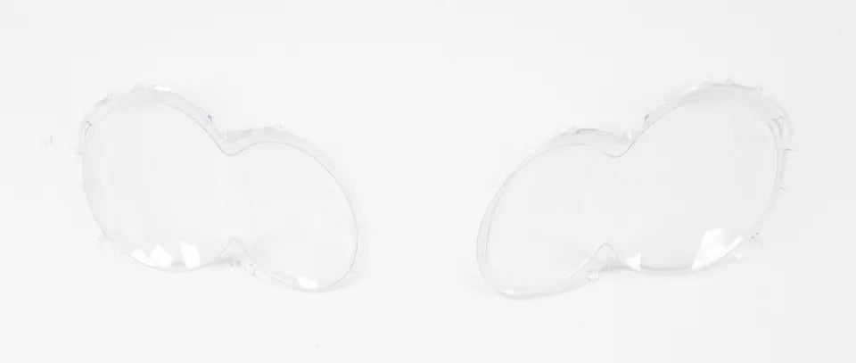 FOR MERCEDES SL R230 LEFT RIGHT SIDE PAIR HEADLIGHT LENS HEADLAMP COVER 2002-07