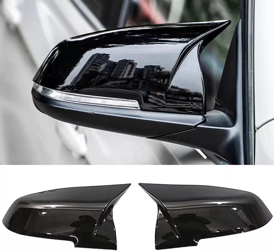 WING MIRROR COVER CAP GLOSSY BLACK FOR BMW F20 F21 F30 F31 F32 F36 X1 E84 F87 UK