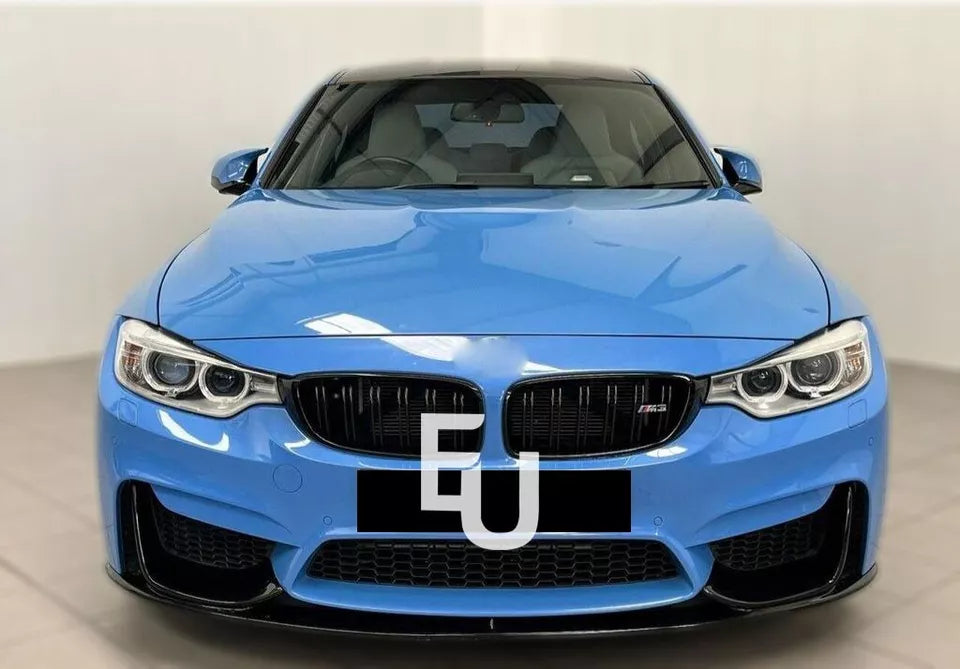 FOR BMW M3 M4 F80 F82 F83 MP STYLE FRONT SPLITTER LIP SPOILER GLOSS BLACK 14-19