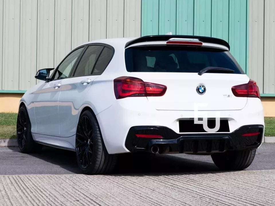 FOR BMW 1 SERIES F20 F21 2011-2019 REAR ROOF SPOILER LIP WING STYLE GLOSS BLACK