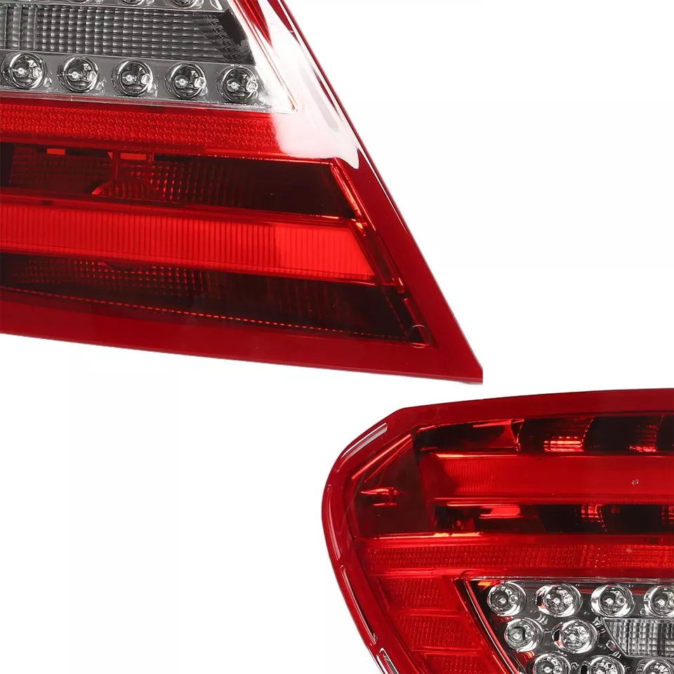 PAIR LED REAR TAIL LIGHT LAMP FOR MERCEDES BENZ C-CLASS W204 C250 C350 C63/11-14