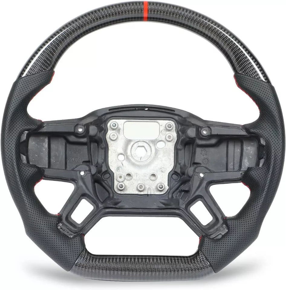 STEERING WHEEL REAL CARBON FIBER EMPTY CORE FOR LAND ROVER DEFENDER 90 110 L663
