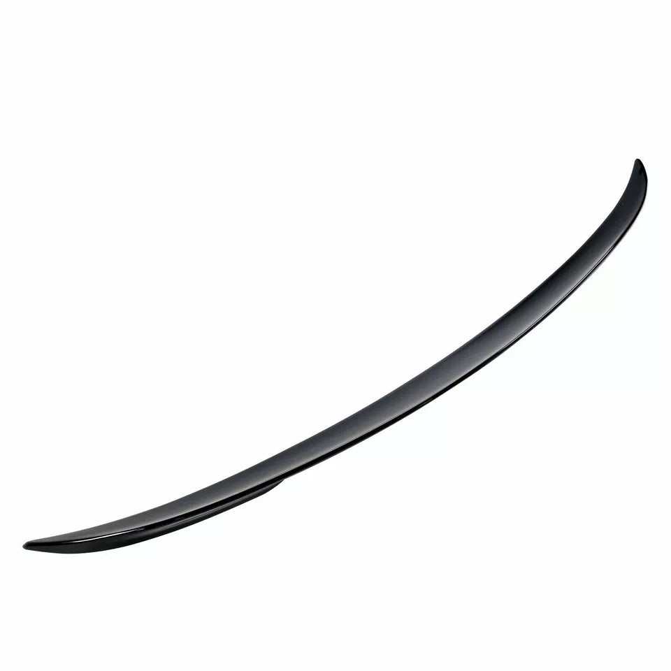 FOR BMW 4 SERIES F36 4D GRAN COUPE REAR TRUNK BOOT SPOILER LIP GLOSS BLACK FIT