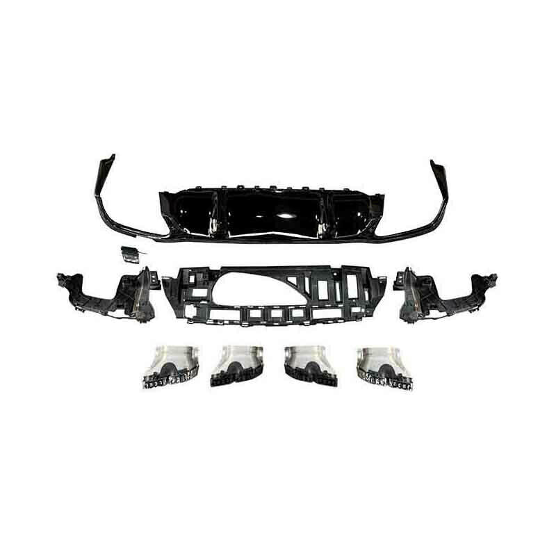 FOR MERCEDES E CLASS W213 LCI SALOON ESTATE E63 LOOK AMG REAR DIFFUSER 2021+