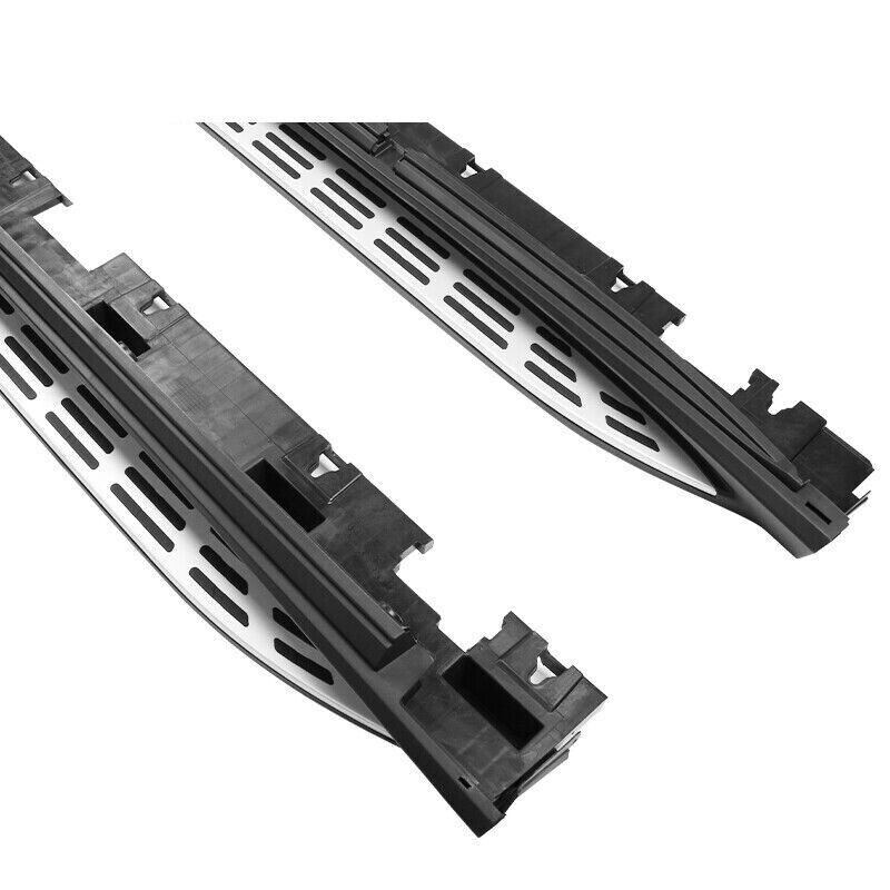 FOR MERCEDES BENZ W167 V167 GLE SILVER SIDE STEPS RUNNING BOARDS 5 DOOR 2018 ON