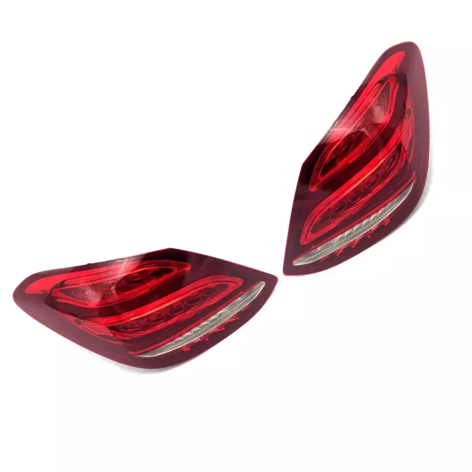 LEFT+RIGHT LED REAR TAIL LIGHT ASSEMBLY FOR MERCEDES-BENZ C-CLASS W205 2015-2018