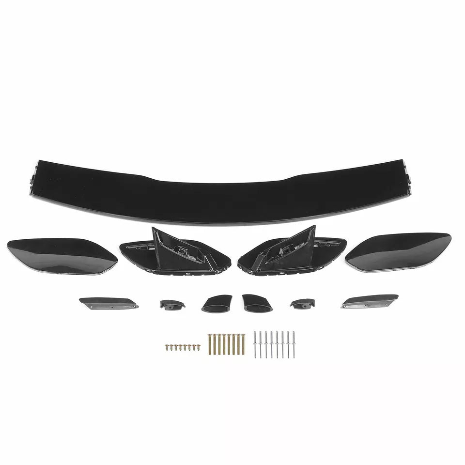 REAR BOOT SPOILER ROOF AMG STYLE FOR MERCEDES A CLASS W177 A45 2018+ GLOSS BLACK