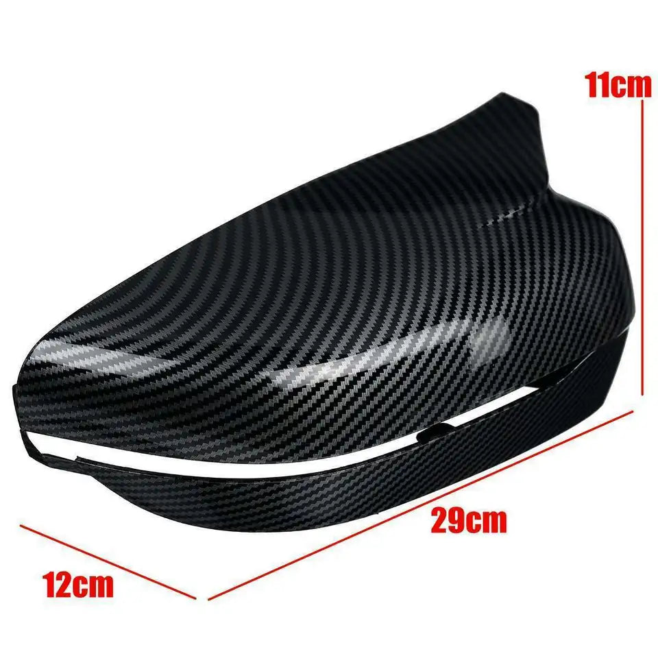 FOR BMW 3 5 SERIES G20 G30 CARBON LOOK WING MIRROR COVER REPLACEMENT M STYLE RHD