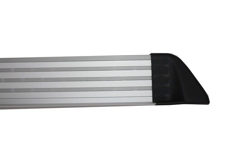 RUNNING BOARDS SIDE STEPS FOR NISSAN QASHQAI QASHQAI+2 J10 07-14 SILVER STYLISH