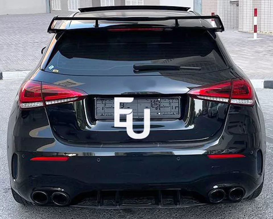FOR MERCEDES A CLASS W177 45 PACAKGE AERO BODYKIT BODY KIT SPOILER REAR DIFFUSER