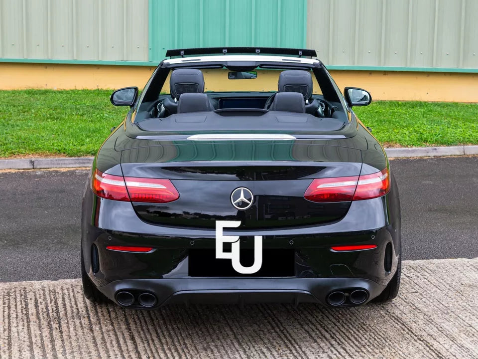 FOR MERCEDES E CLASS E53 REAR DIFFUSER LOOK COUPE C238 A238 CABRIOLET TAIL PIPE