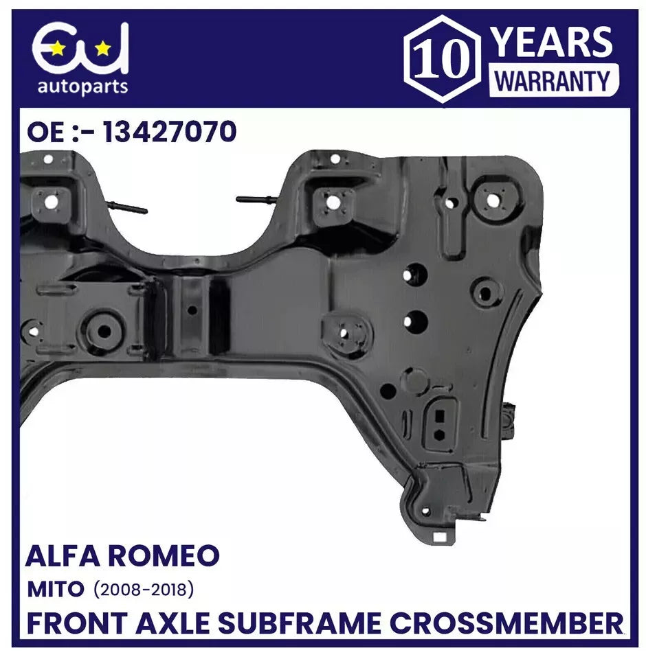 FRONT SUBFRAME CROSSMEMBER ENGINE CARRIER FOR ALFA ROMEO MITO 08-18 WITH BOLTS