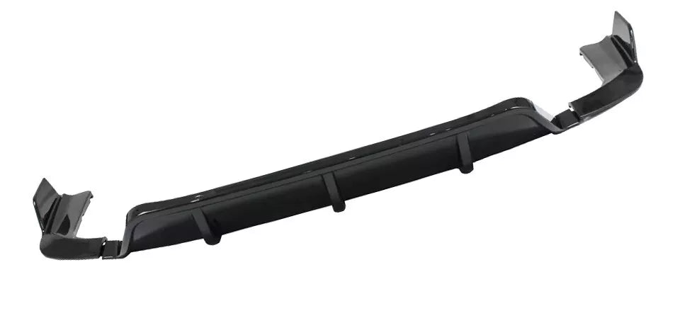 FOR BMW X6 F16 TRANSFORM AERO KIT REAR DIFFUSER LIP SPLITTER VALANCE GLOSS BLACK
