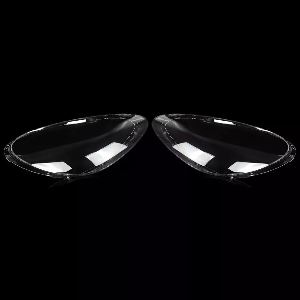 2x HEADLIGHT CLEAR LENS LAMPSHADE COVERS FOR PORSCHE CAYENNE 958 2011-2014