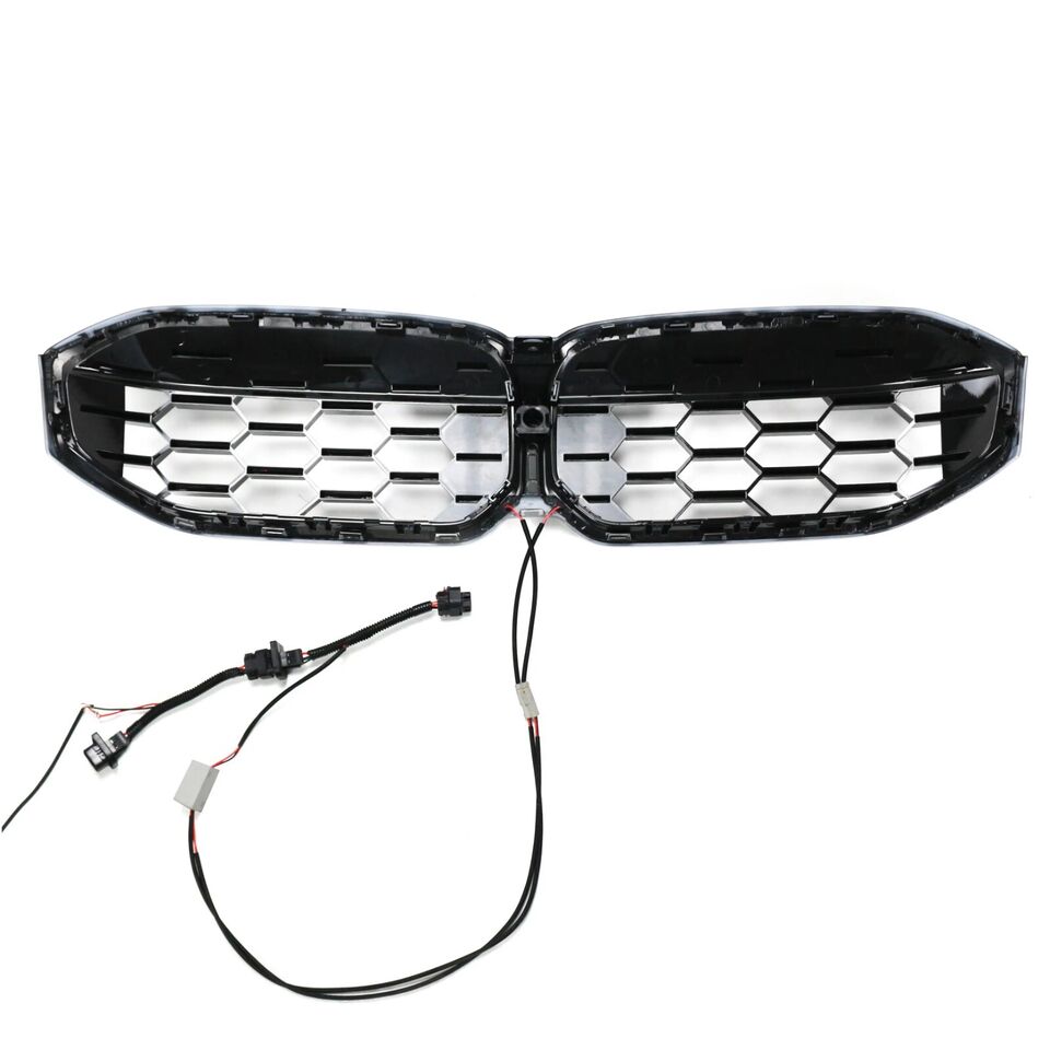 FOR BMW G20 G21 3 SERIES KIDNEY LED GRILL GRILLE BLACK DIAMOND STYLE SPORT 2022+