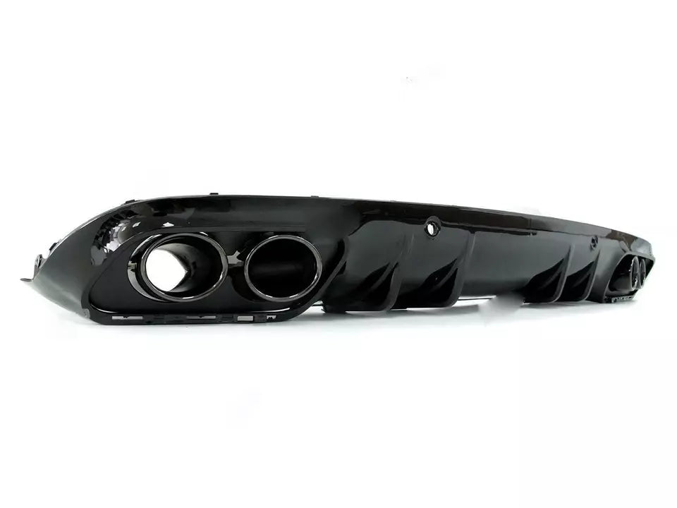 REAR DIFFUSER & TAILPIPES FOR MERCEDES C CLASS A205 C205 COUPE AMG C43 S STYLE