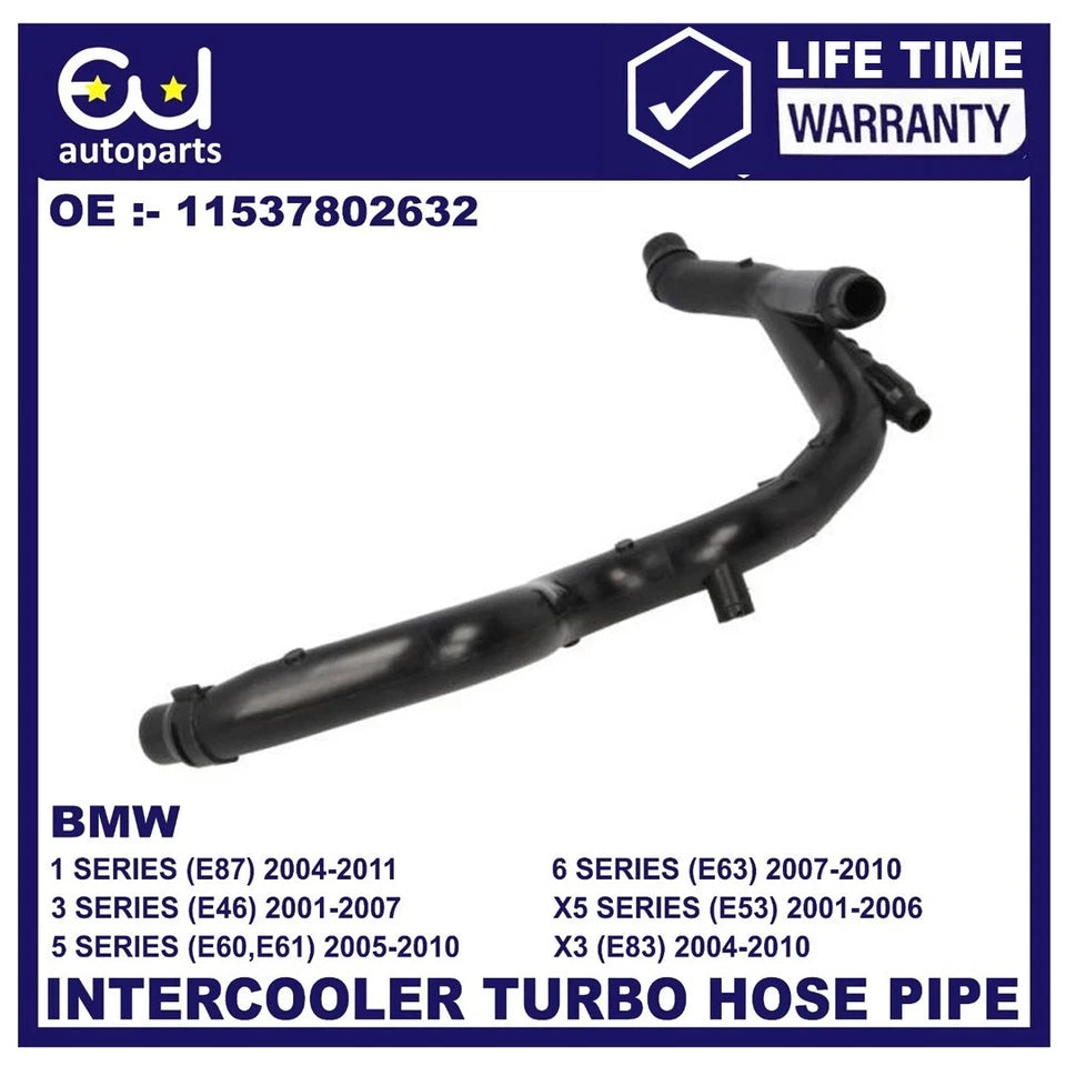 INTERCOOLER TURBO HOSE PIPE FOR BMW 1 3 5 SERIES E87 E46 E90 E91 E60 E61 X3 E83