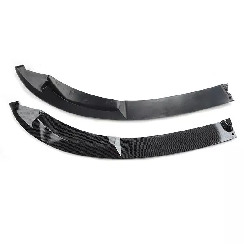 FOR BMW M3 M4 F80 F82 F83 MP STYLE FRONT BUMPER SPLITTER LIP CARBON LOOK 14-19