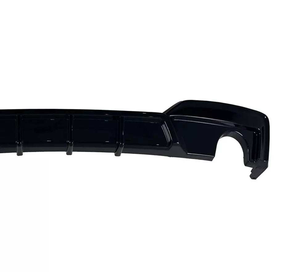 FOR BMW F06 F12 F13 M-SPORT REAR BUMPER DIFFUSER LIP SPOILER GLOSS BLK 2012-2018