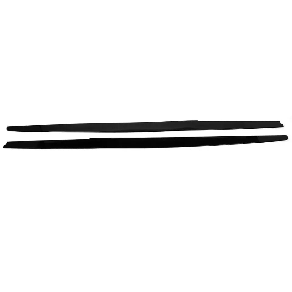 FOR BMW 5 SERIES E60 E61 M5 2004-10 SIDE SKIRT EXTENSION BLADES MP STYLE BLACK