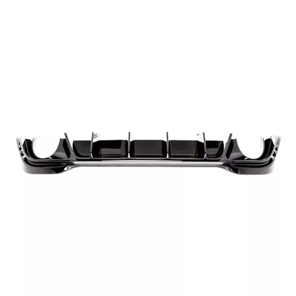 FOR VW GOLF MK8 GTI GTD GTE REAR GLOSS BLACK VALANCE DIFFUSER SPOILER BODY KIT