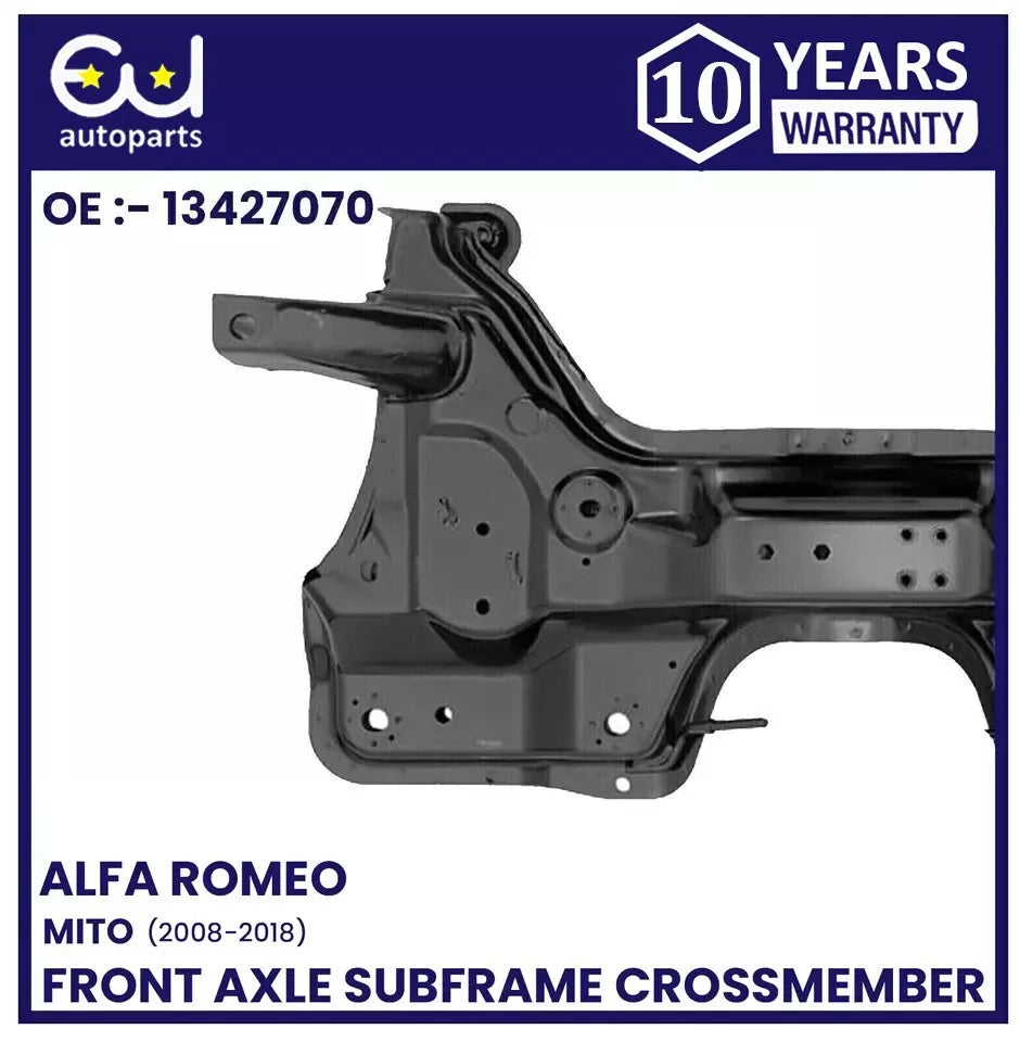 FRONT SUBFRAME CROSSMEMBER ENGINE CARRIER FOR ALFA ROMEO MITO 08-18 WITH BOLTS