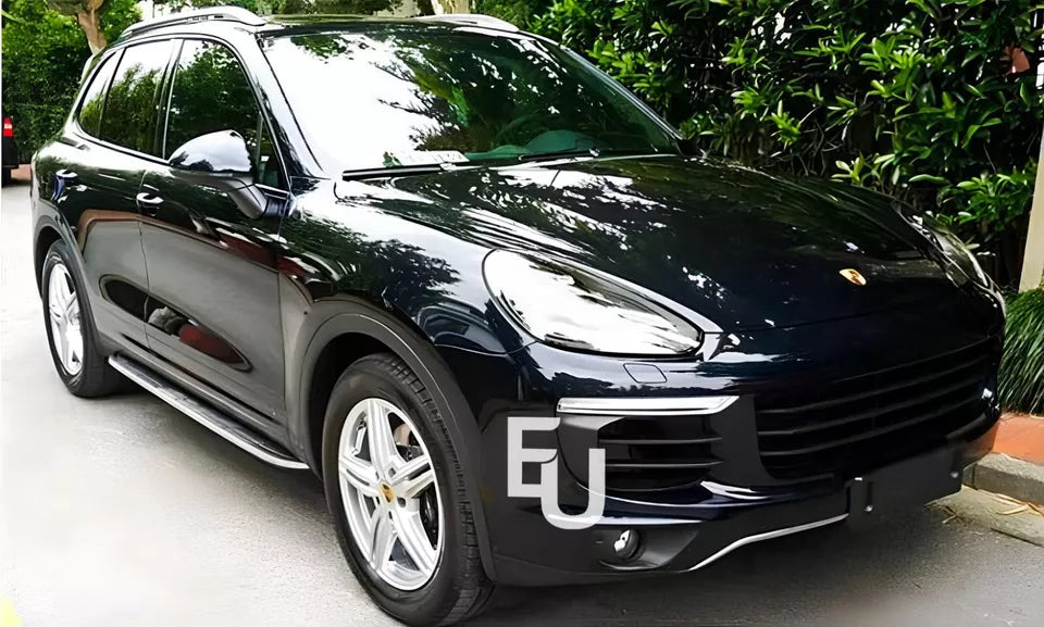 OE STYLE ALUMINIUM RUNNING BOARD SIDE STEPS FOOT RAILS FOR PORSCHE CAYENNE 2018+