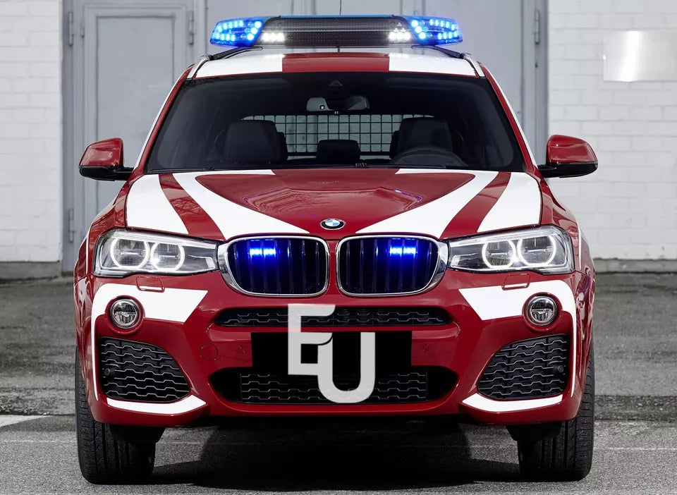 PAIR FOR BMW X3 X4 F25 F26 2014-2017 HEADLIGHT LENS COVER REPLACEMENT LEFT RIGHT