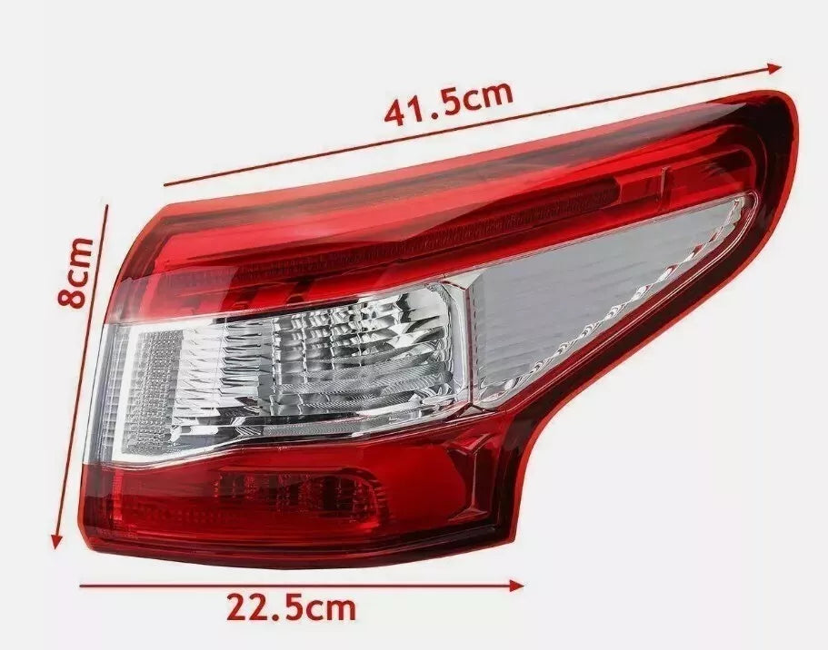 RIGHT DRIVERS SIDE OUTER REAR TAIL BRAKE LIGHT FOR NISSAN QASHQAI J11 2014-2016