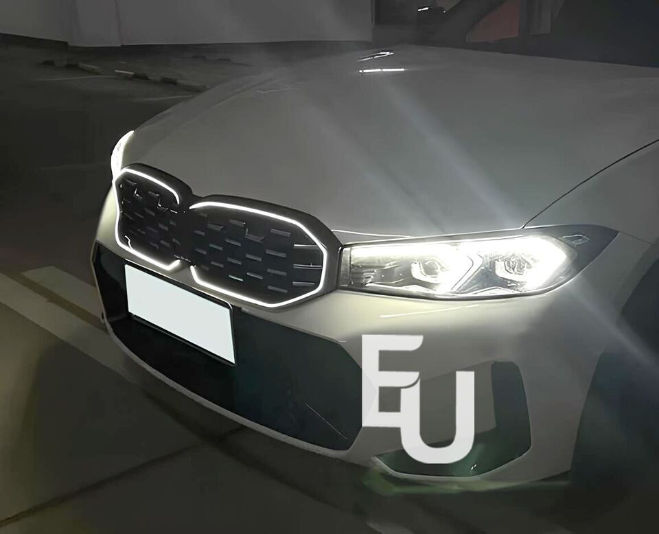 FOR BMW G20 G21 3 SERIES KIDNEY LED GRILL GRILLE BLACK DIAMOND STYLE SPORT 2022+