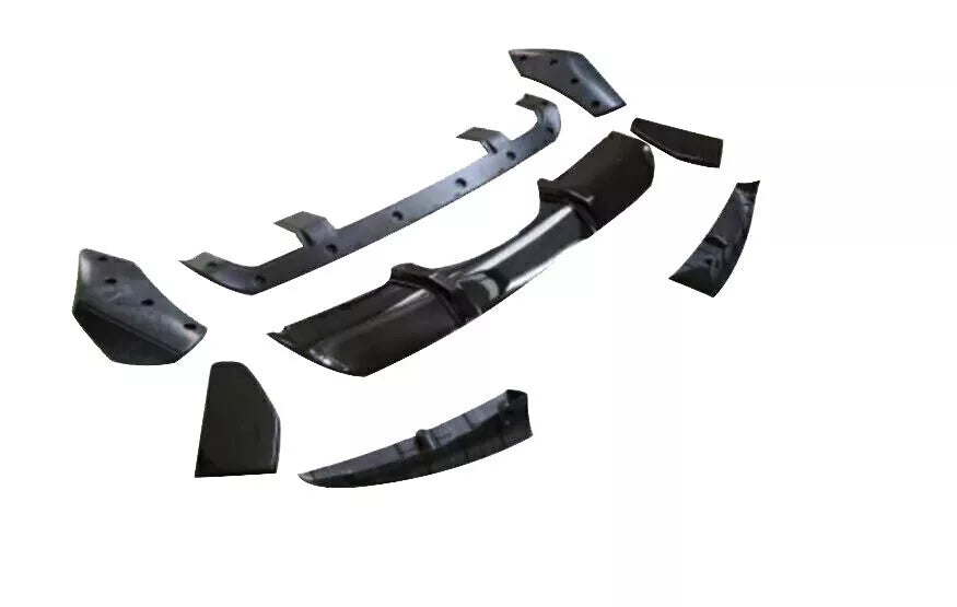 FOR BMW X5 F15 M SPORT REAR DIFFUSER LIP SPLITTER VALANCE CARBON LOOK 2013-2018