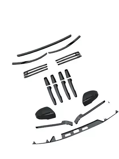 FOR RANGE ROVER VOGUE L405 FULL GLOSS BLACK GRILLE TRIM PANEL BODY KIT 2018-2021