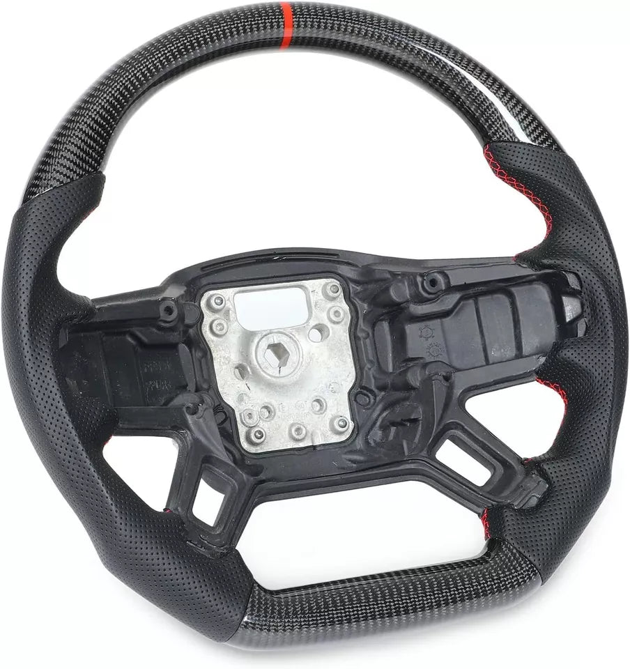 HEATED STEERING WHEEL REAL CARBON FIBER HEAT FOR LAND ROVER DEFENDER 90 110 L663