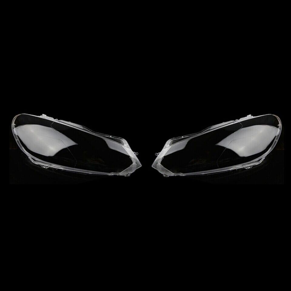 FOR VW GOLF VI GOLF 6 MK6 GTI R 09-12 PAIR HEADLIGHT HEADLAMP CLEAR LENS COVER
