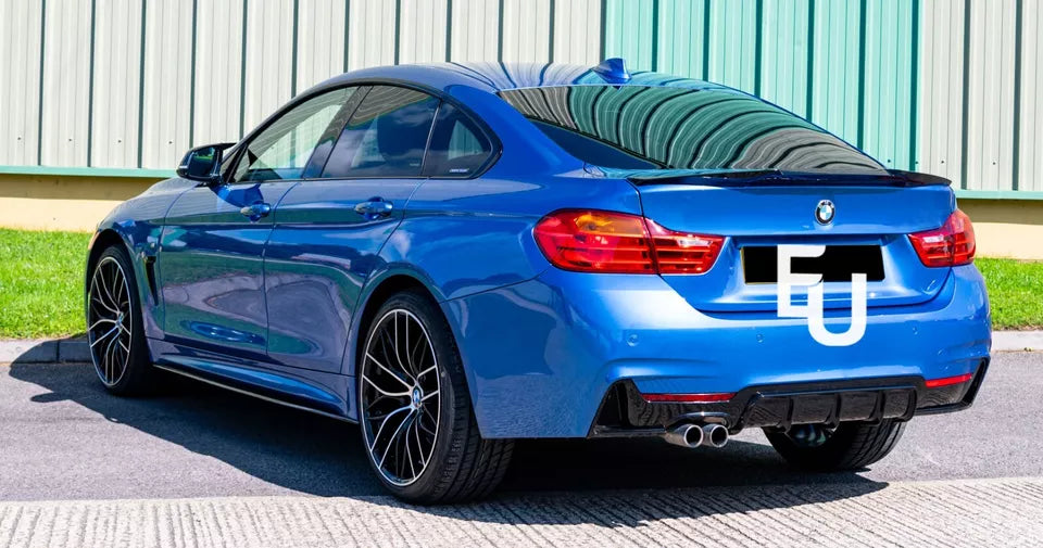 FOR BMW 4 SERIES F36 GRAN COUPE BODYKIT BODY KIT FRONT SPLITTER & REAR DIFFUSER