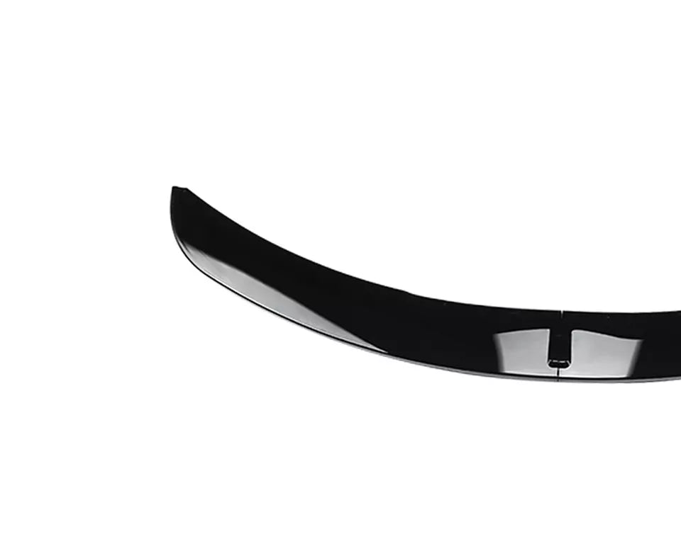FOR BMW 3 SERIES E90 E91 LCI GLOSS BLACK FRONT SPLITTER LIP M SPORT 2009-2012