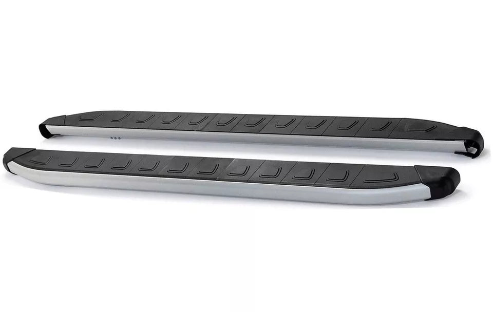 FOR FORD KUGA MK2 RUNNING BOARDS ALUMINIUM SIDE STEPS CUBE STYLE PAIR 2012-2019