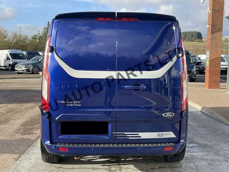 FOR FORD TRANSIT CUSTOM TWIN BARN DOOR REAR ROOF TAILGATE SPOILER FIT STYLE 12+