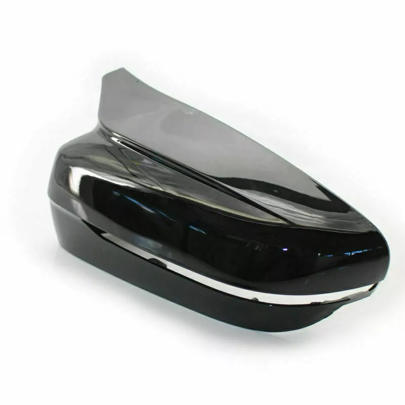 FOR BMW G20 G30 17-20 M STYLE GLOSS BLACK SIDE WING MIRROR CAP REPLACEMENT COVER