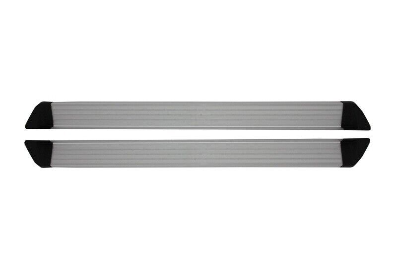 RUNNING BOARDS SIDE STEPS FOR NISSAN QASHQAI QASHQAI+2 J10 07-14 SILVER STYLISH