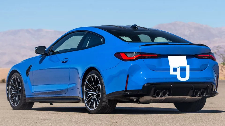 Carbon Look Rear Boot Trunk Spoiler Lip For BMW 4 Series G22 G82 2020+ M4 Style