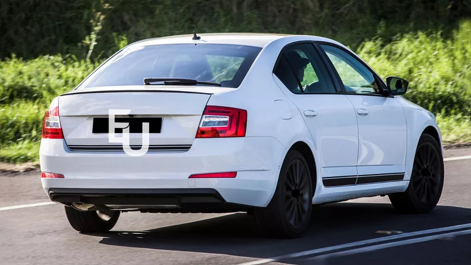 FOR SKODA OCTAVIA III MK3 5E RS STYLE GLOSS REAR TRUNK BOOT SPOILER LIP WING