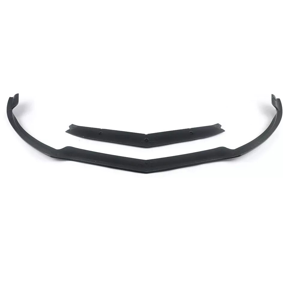FRONT SPLITTER LIP FOR MERCEDES BENZ E W207 C207 AMG LINE 2014-2016 GLOSS BLACK